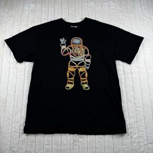 Billionaire Boys Club T-Shirt Men's M Black Spaceman Astronaut Star Designer